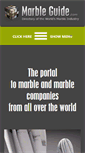 Mobile Screenshot of marbleguide.com